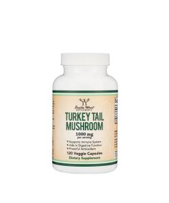 Double Wood Supplements – Turkey Tail Mushroom 120 kapsler