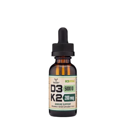 Double Wood Supplements – Vitamin D3 + K2 Væske 30 ml