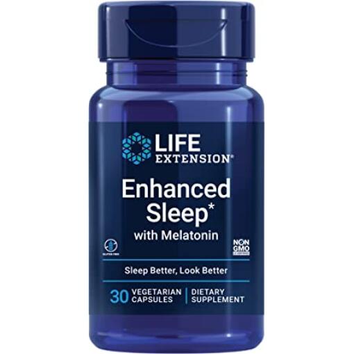 Forbedret søvn med melatonin - 30 kapsler