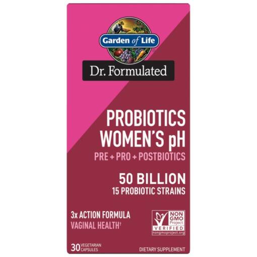 Dr. Formulated Probiotics Kvinders pH - 30 kapsler
