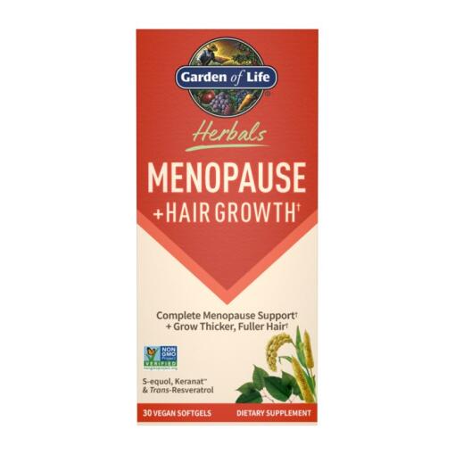Herbals Menopause + Hårvækst - 30 veganske kapsler