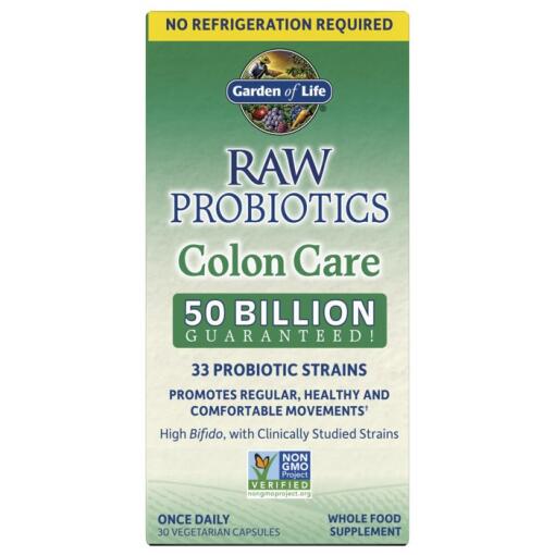 Rå Probiotika Colon Care - 30 kapsler