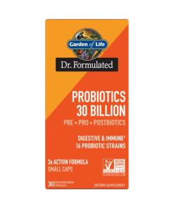 Dr. Formulerede Probiotika 30 Milliarder - 30 Mini Kapsler