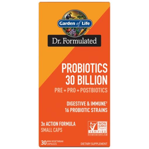 Dr. Formulerede Probiotika 30 Milliarder - 30 Mini Kapsler