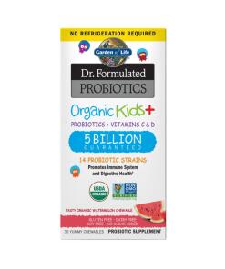 Dr. Formuleret Probiotika Økologisk Kids+ - 30 tyggetabletter