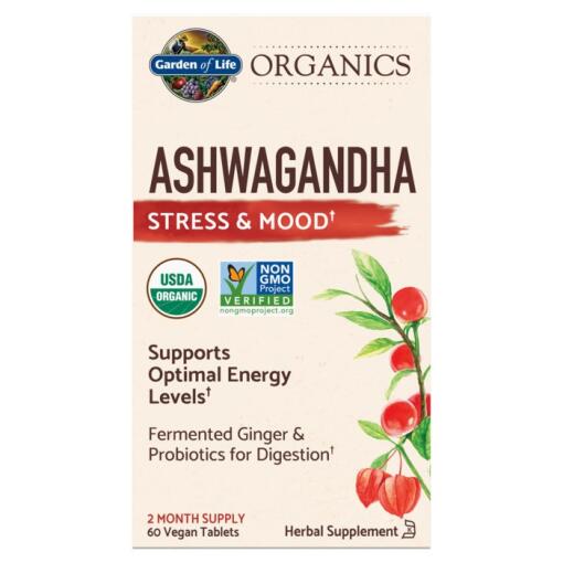 Mykind Organics Ashwagandha - 60 veganske tabletter