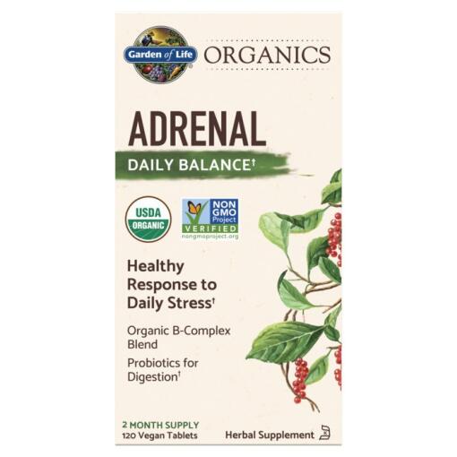 Mykind Organics Adrenal Daily Balance - 120 veganske tabs