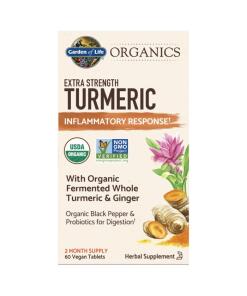 Mykind Organics Ekstra styrke gurkemeje - 60 veganske tabletter