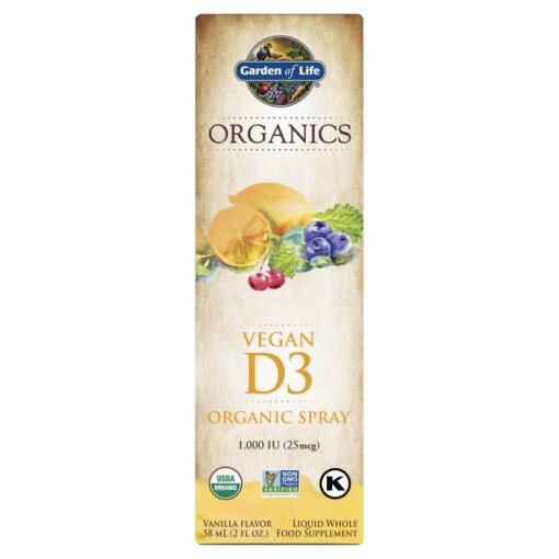 Mykind Organics Vegansk D3 Økologisk Spray