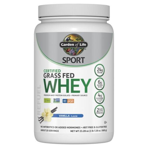 Sportscertificeret Græsfodret Whey Protein