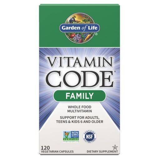 Vitamin Code Familie - 120 veganske kapsler