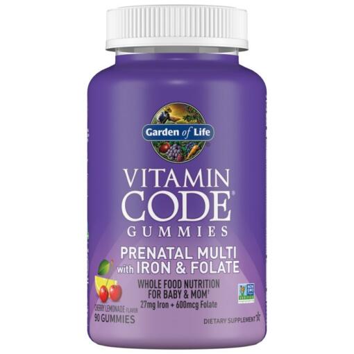 Vitamin Code Prenatal Multi med Jern & Folsyre Gummier