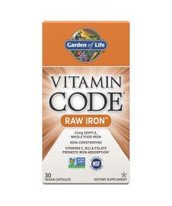 Vitamin Code Rå Jern - 30 veganske kapsler