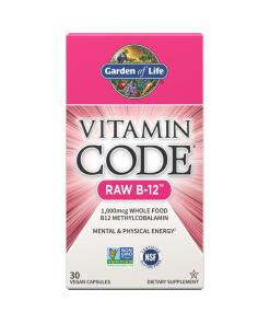 Vitamin Code Rå B-12 - 30 veganske kapsler