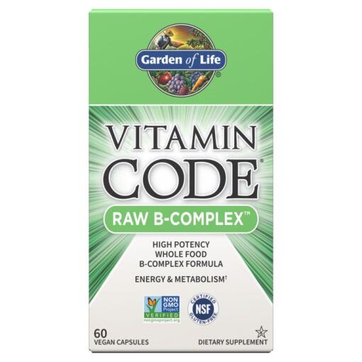 Vitamin Code Rå B-Kompleks - 60 veganske kapsler