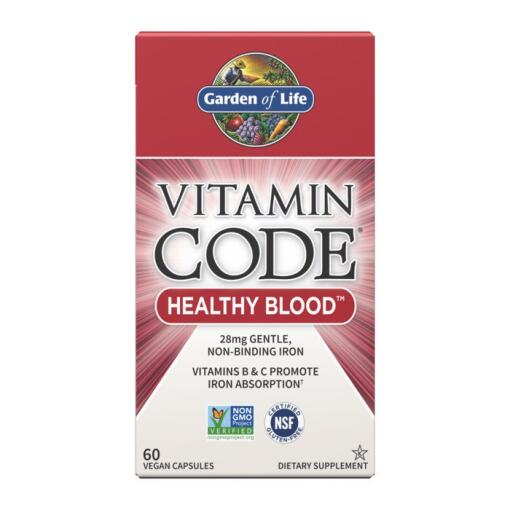 Vitamin Code Sundt Blod - 60 veganske kapsler