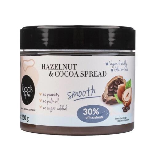 Hasselnødde- og kakaospread