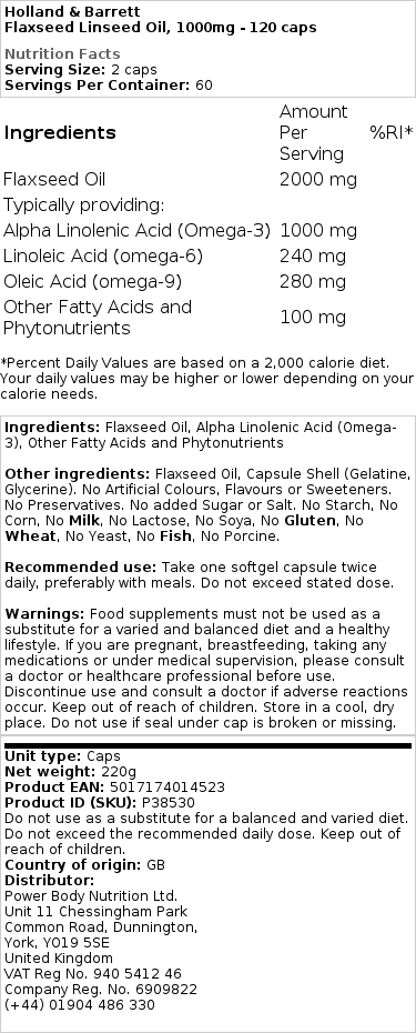 Siemię lniane, olej lniany - obrazek 2