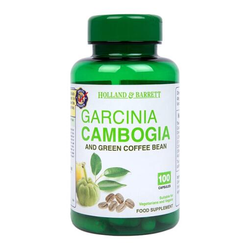 Garcinia Cambogia og grønne kaffebønner - 100 kapsler
