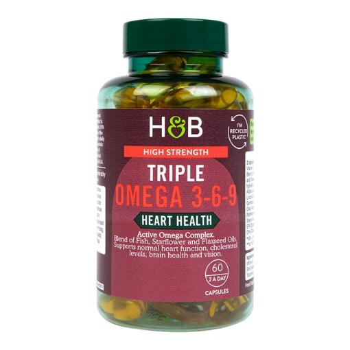 Højstyrke Triple Omega 3-6-9 - 60 kapsler