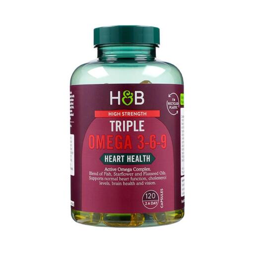 Højstyrke Triple Omega 3-6-9 - 120 kapsler