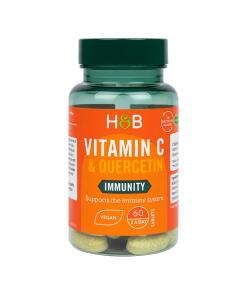 Holland & Barrett - Vitamin C og Quercetin - 60 tabletter