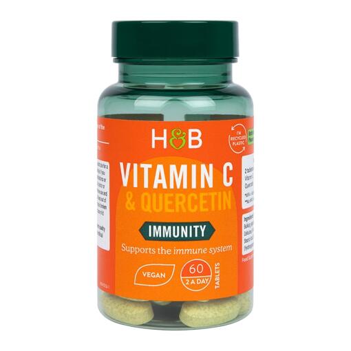 Holland & Barrett - Vitamin C og Quercetin - 60 tabletter