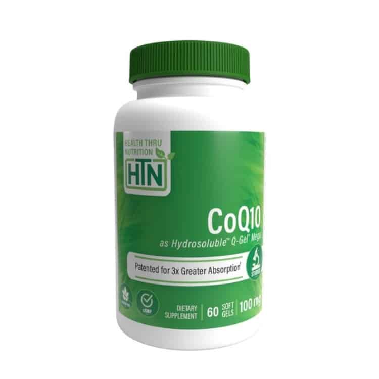 Hydrosolubilny Q-Gel Mega CoQ10, 100 mg - 60 miękkich kapsułek