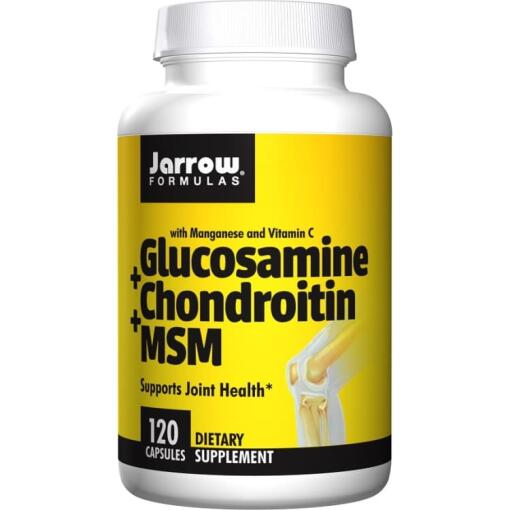 Glucosamin + Chondroitin + MSM - 120 kapsler