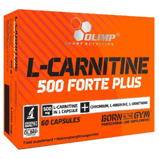L-Carnitin 500 Forte Plus - 60 kapsler