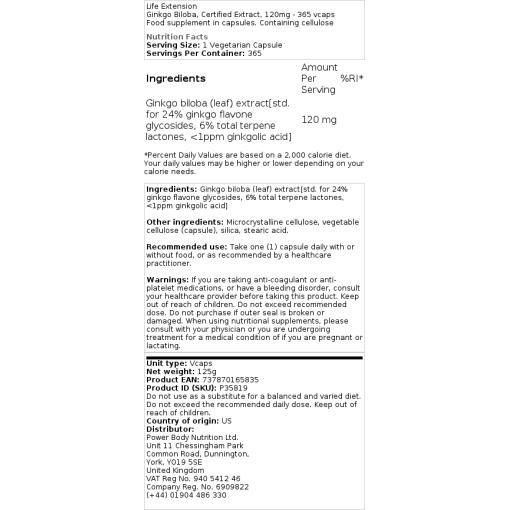 certificeret ekstrakt
