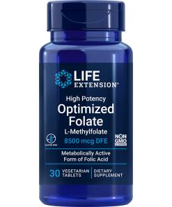 High Potency Optimized Folate - 30 vegetariske faner