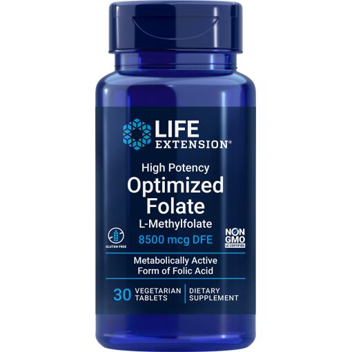 High Potency Optimized Folate - 30 vegetariske faner