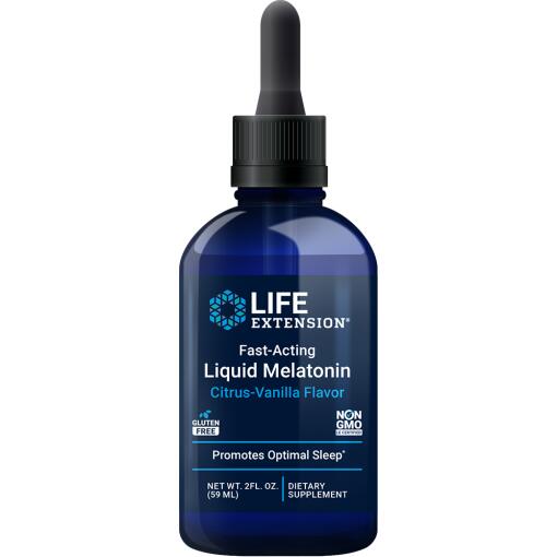 Hurtigtvirkende flydende melatonin