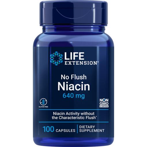 No Flush Niacin - 100 kapsler