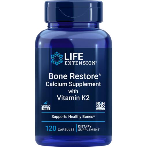 Bone Restore med K2-vitamin - 120 kapsler