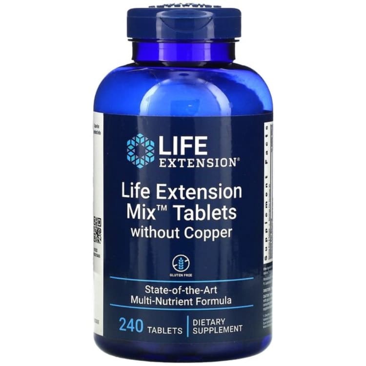 Life Extension Mix Tabletki bez miedzi - 240 tabletek