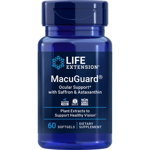 MacuGuard Ocular Support med safran og astaxanthin - 60 softgels
