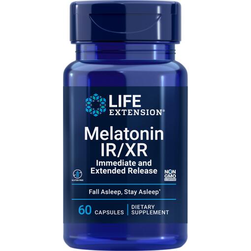 Melatonin IR/XR - 60 kapsler