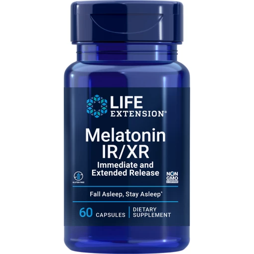 Melatonin IR/XR - 60 kapsler