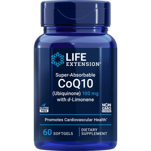 Superabsorberbar CoQ10 (Ubiquinone) med d-Limonene