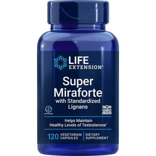 Super Miraforte med standardiserede lignaner - 120 vcaps