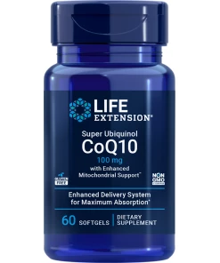 Super Ubiquinol CoQ10 med forbedret mitokondriel støtte