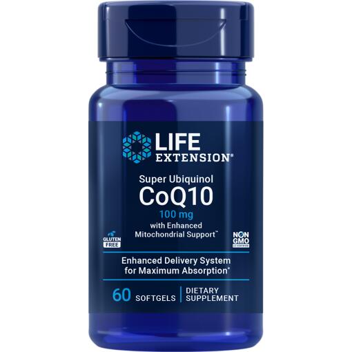 Super Ubiquinol CoQ10 med forbedret mitokondriel støtte