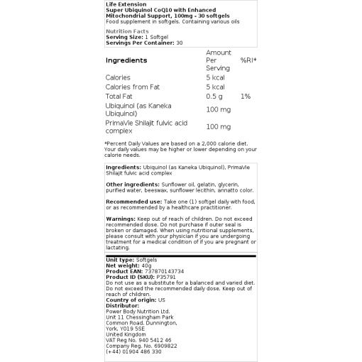 50mg - 30 softgels