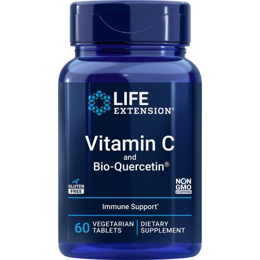 C-vitamin og Bio-Quercetin Phytosome - 60 vegetariske tabs