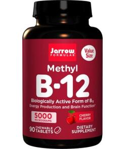 Methyl B-12 - 5000mcg (kirsebær) - 90 tyggetabletter