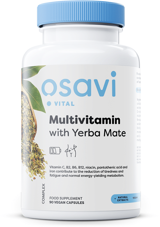 Wielowitaminowy suplement z yerba mate - 90 kapsułek wegańskich