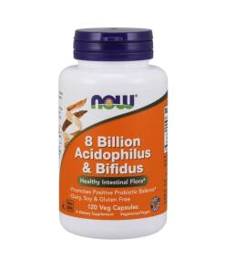 8 milliarder Acidophilus & Bifidus - 120 vcaps