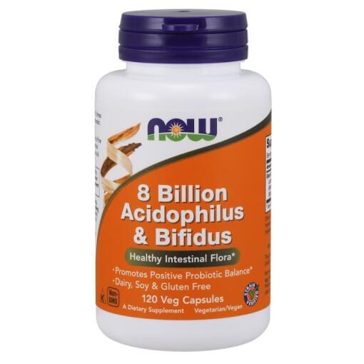 8 milliarder Acidophilus & Bifidus - 120 vcaps